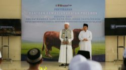 Sampaikan Pesan Semangat Berbagi, Kepedulian Sosial dan Gotong Royong. ‎Gubernur H. Muhidin Didampingi Wagub Hasnuryadi Serahkan Sapi Kurban Presiden Prabowo Subianto