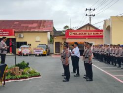 Kapolres Kotabaru Pimpin Sertijab Sejumlah PJU dan Kapolsek Jajaran