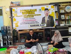 Sahrani Sosialisasi Raperda Tentang Ketenagakerjaan