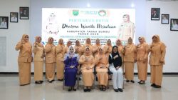 Dorong Kreativitas dan Dongkrak Ekonomi Keluarga, DWP Tanbu Gelar Pelatihan Pembuatan Kerajinan Bunga Kain Stocking