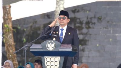 Bupati Andi Rudi Latif Pimpin Upacara Peringatan Harkitnas dan Proklamasi  Gubernur Tentara ALRI Divisi IV Pertahanan Kalimantan ke-77