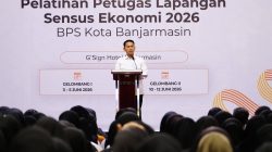 Wali Kota Banjarmasin Buka Pelatihan Petugas Lapangan Sensus Ekonomi 2026