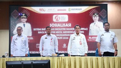 Buka Sosialisasi SIInas, Pemkot Banjarmasin Dorong IKM Daftarkan Usaha ke SIINas, Perkuat Data Industri Terintegrasi Nasional