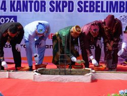 Bupati Kotabaru Letakkan Batu Pertama Pembangunan Empat Kantor SKPD di Sebelimbingan