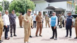 Gubernur H Muhidin Tinjau Lokasi Rencana Pembangunan 5 SPKLU di Kawasan Kantor Gubernur Km 0 Banjarmasin