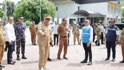 Gubernur H Muhidin Tinjau Lokasi Rencana Pembangunan 5 SPKLU di Kawasan Kantor Gubernur Km 0 Banjarmasin