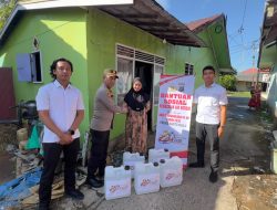 Senyum di Balik Dahaga, Polres Batola Salurkan Air, Sambung Kehidupan di Hari Bhayangkara ke-80
