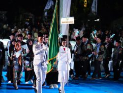 Hadiri Pembukaan MTQ Kalsel, Bupati Balangan Targetkan Kafilah Tembus Empat Besar