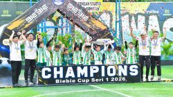 Ukhuwah Sapu Bersih Gelar Juara Biebie Cup Seri I 2026