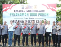 Kolaborasi dengan Arboretum Ayu Tirta, Polda Kalsel Tanam 1.000 Pohon di Peringatan Hari Bhayangkara ke-80