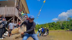 Tradisi Bagagap Iwak Kembali Digelar, Meriahkan Kebersamaan Warga Balangan