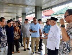 Gubernur Muhidin Tinjau Lokasi Pembangunan Gedung Kedokteran Nuklir dan Pusat Jantung Terpadu di RS Ansari Saleh