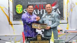 Wakili Wali Kota, Sekda Ichrom Muftezar menerima Kunjungan Kerja Kepala Zona Tengah Bakamla RI