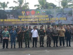 Wakil Bupati Kotabaru Buka TMMD ke-129, Dorong Pemerataan Pembangunan di Pedesaan