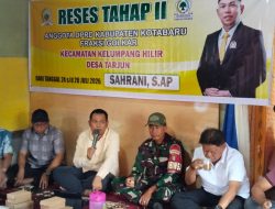 Sahrani Laksanakan Reses Tahap II dI Desa Tarjun, Ini Permintaan Warga