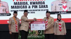 Dilantik sebagai Ketua Mabida Kalsel, Muhidin Siap Perkuat Gerakan Pramuka