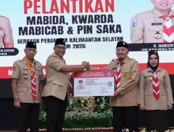 Dilantik sebagai Ketua Mabida Kalsel, Muhidin Siap Perkuat Gerakan Pramuka