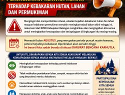 Karhutla Mengganas, BPBD Balangan Keluarkan Peringatan