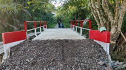 Gotong Royong TNI dan Masyarakat, Kodim 1022 Tanbu Rampungkan Pembangunan Jembatan Garuda Kedua di Desa Tanete