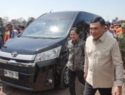 Didampingi Wagub Kalsel, Menko Polkam Cek Kesiapan Penanganan Karhutla
