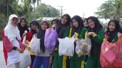 Semarak Kemerdekaan, SMAN 2 Kintap Gelar Aksi Susur Jalan Bersihkan Lingkungan dan Aneka Lomba