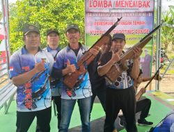 Ketua PWI Tanbu dan Unsur Forkopimcam Kelumpang Hulu Apresiasi Kejuaraan Menembak Kuda Liar Sniper Club