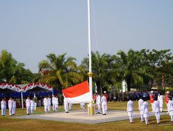 Paskibraka Balangan Sukses Kibarkan Merah Putih