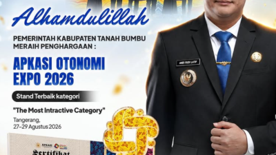 Tanah Bumbu Raih The Most Interactive di Apkasi Expo 2026