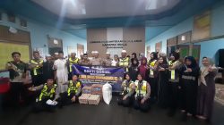 Peringati Hari Lalu Lintas Bhayangkara ke-71, Satlantas Polres Batola Gelar Bakti Sosial