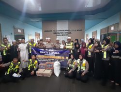 Peringati Hari Lalu Lintas Bhayangkara ke-71, Satlantas Polres Batola Gelar Bakti Sosial