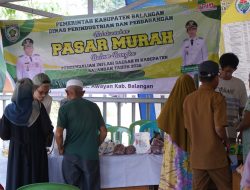 Pasar Murah di Desa Bihara Bantu Warga Dapat Kebutuhan Pokok Terjangkau