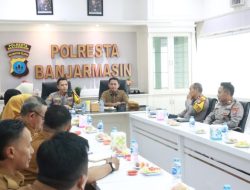 Pemko dan Polresta Banjarmasin Perkokoh Sinergi Jaga Kamtibmas Kota Seribu Sungai