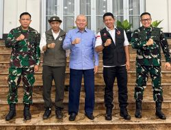 Gubernur H Muhidin Sinergi Penguatan Penanganan Karhutla Bersama Menteri Kehutanan dan Kepala BNPB