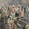 Tinjau Kawasan Karhutla, Gubernur H. Muhidin Sambut Kunjungan KSAD dan Kepala BNPB