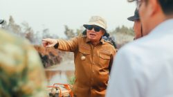 Langkah Penanganan Karhutla, Gubernur H Muhidin Gagas Pembangunan Embung Mini di Kawasan Pengembangan Program Pangan