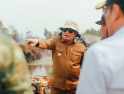 Langkah Penanganan Karhutla, Gubernur H Muhidin Gagas Pembangunan Embung Mini di Kawasan Pengembangan Program Pangan