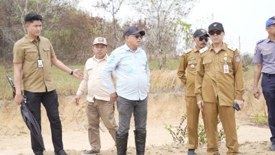 Bupati Kotabaru Tinjau Lokasi Pembangunan Sekolah Rakyat dan Rumah Sakit di Tanjung Lalak
