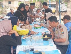 Kumpul Bersama Masyarakat, Kapolsek Kelumpang Hilit Bangun Kedekatan Lewat Dialog Kamtibmas
