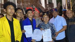 Demo Aliansi Rakyat bersama BEM se-Kalsel Berakhir Malam Hari, Pemprov Kalsel Sepakati Tuntutan Mahasiswa Soal Karhutla