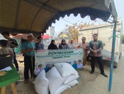 DKP3 Balangan Salurkan 288 Kg Beras CPP kepada Warga Terdampak Kebakaran di Desa Murung Abuin